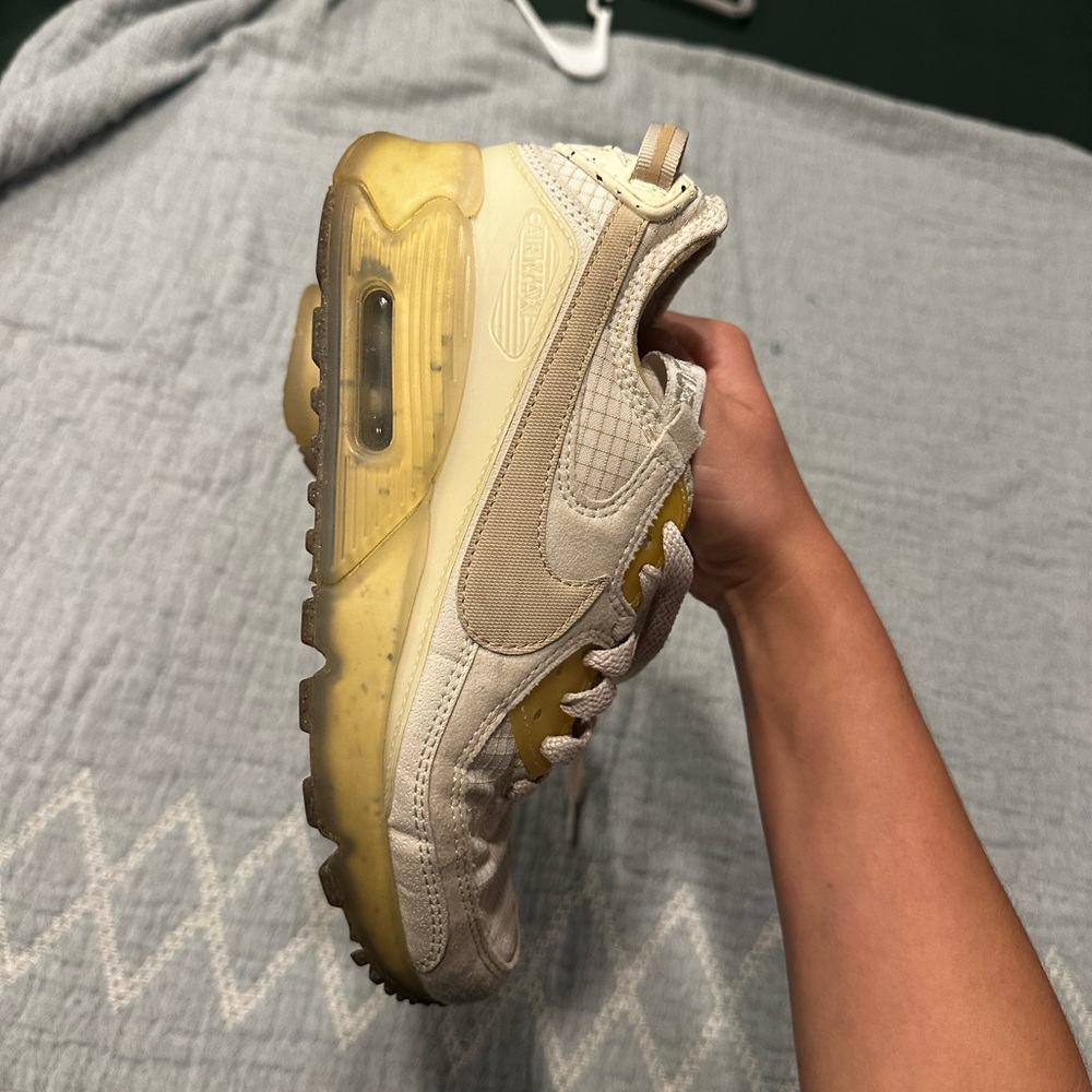 Nike Air Max Yellow Cream Sneakers | Women’s Athletic Shoes